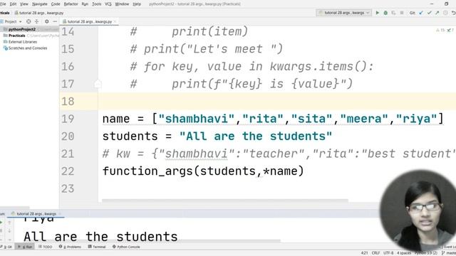 BASICS OF PYTHON EP: 27 args and kwargs | python tutorial in hindi | python for absolute beginners смотреть онлайн