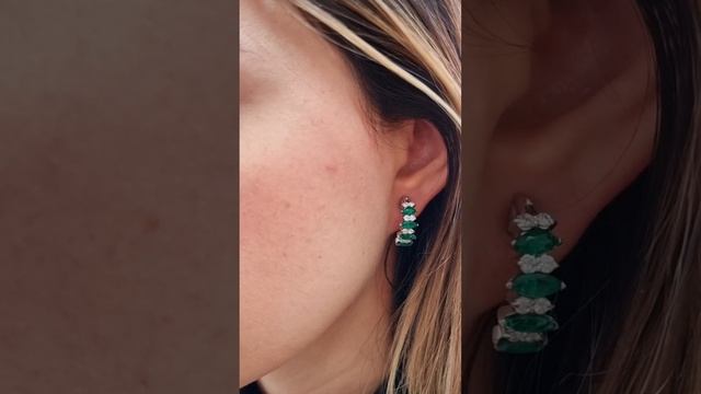 BUCHERER LEILOES - Brincos em Ouro, Esmeralda e Diamantes смотреть онлайн