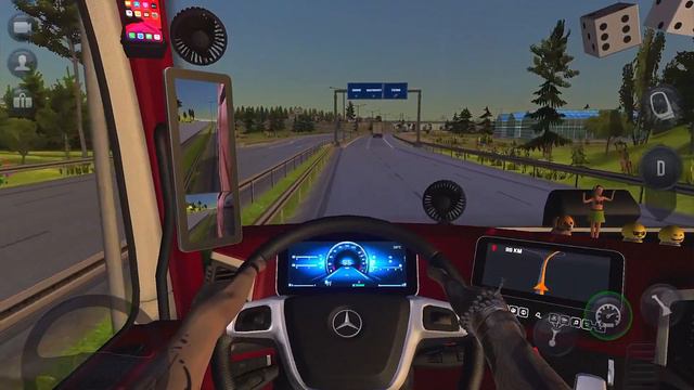 New Benz Actros 2023 model ? in Truck simulator #trucksimulator #trucksimulatorultimate смотреть онлайн