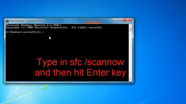 How to Run Sfc /scannow command in Windows 7 смотреть онлайн