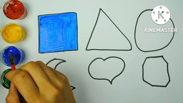 Bolalar uchun shakllar rasm chizish | Рисование фигур для детей | Drawing shapes for children смотреть онлайн