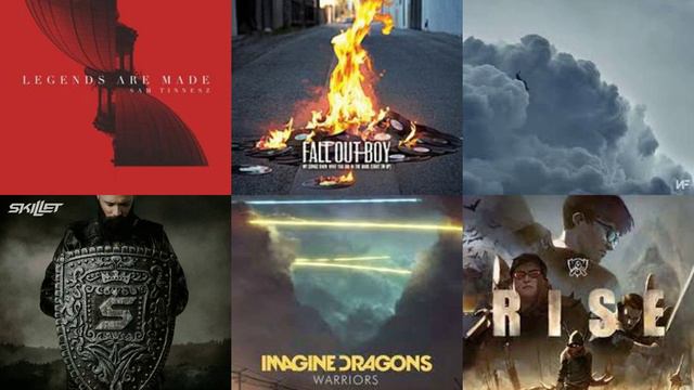 My Warrior Songs (minimix) Fall Out Boy, Imagine Dragons, League Of Legends, NF and more смотреть онлайн