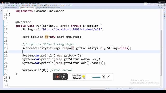Spring Boot Consumer App EndPoint Code with Backend App Part-3, 2023-05-14. смотреть онлайн