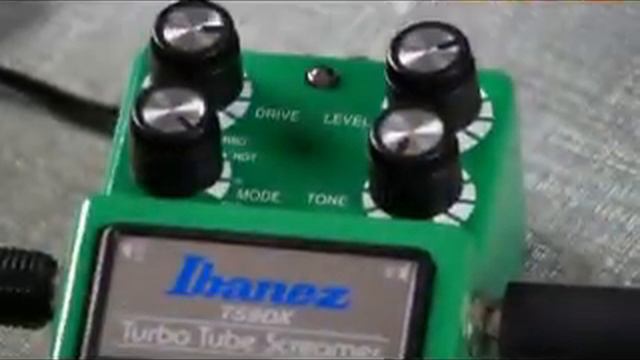 GMMUSIC - play Ibanez effector TS9DX tubescreamer смотреть онлайн