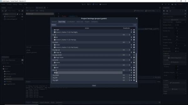 Godot 3 - How to Use the Input Map