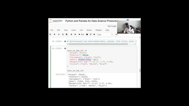 Python and Pandas for Data Science Productivity - Dictionary смотреть онлайн