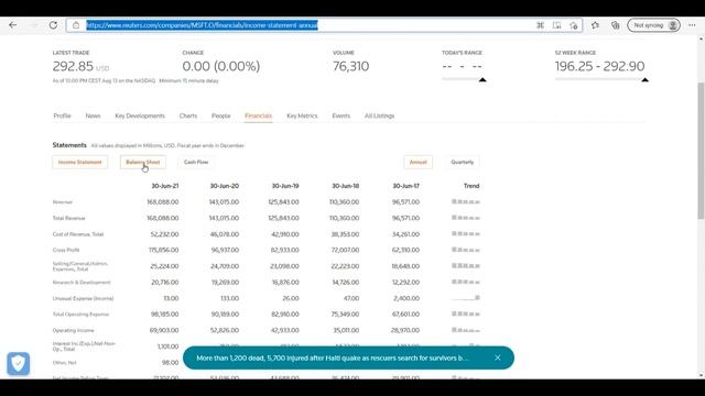 Excel - Download Financial Statements from Web to Excel смотреть онлайн