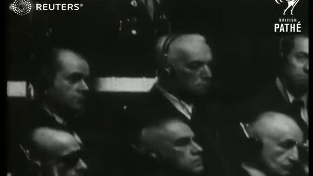 Final judgement read at Nuremburg Trials (1946) смотреть онлайн