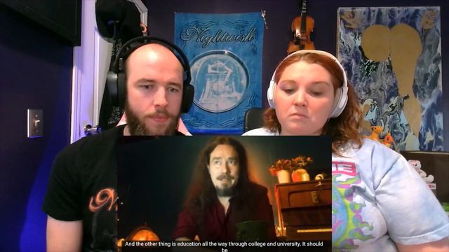 "FAN Q&A - Tuomas Holopainen" reveals his LOVE for SCIENCE, SKYRIM & MORE! 😘🔬| FIRST TIME REACTION смотреть онлайн