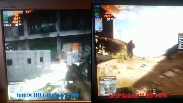 Intel HD Graphics 2500 VS Radeon HD 6450 - тест и сравнение самых не игровых видеокарт 2019