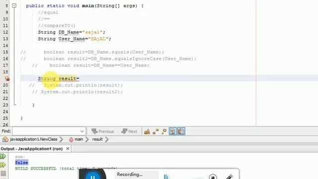 password verification using Equal,compareTo method with real life example in java code смотреть онлайн