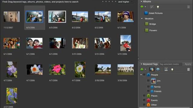 Photoshop Elements 9.0 Tutorial Assigning & Managing Tags Adobe Training Lesson 2.14 смотреть онлайн