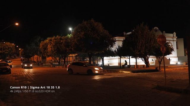 Canon R10 with Sigma Art 18 35 | Low light footage смотреть онлайн