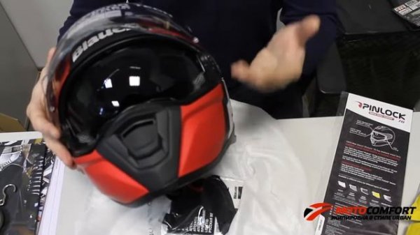 Мотошлем интеграл Blauer Force One 800. Распаковка и обзор.