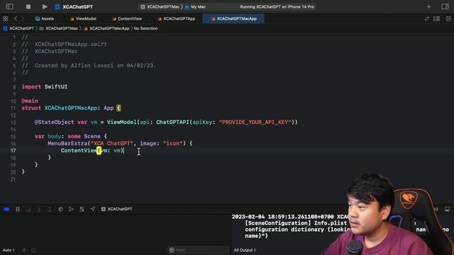 Build a SwiftUI ChatGPT macOS App | OpenAI API | Menu Bar смотреть онлайн