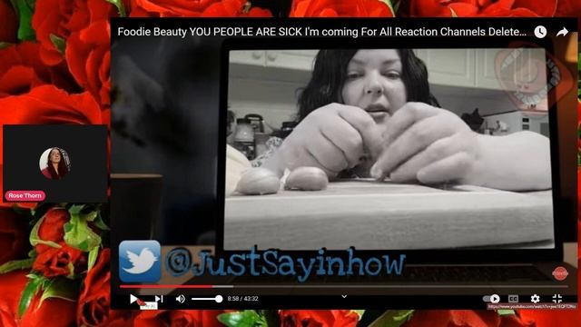 FOODIE BEAUTY PEOPLE ARE SICK LIVESTREAM REACT