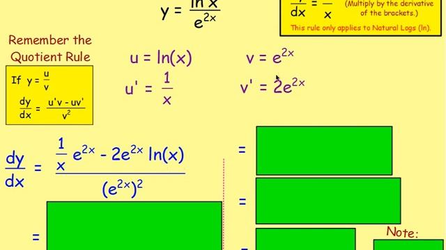 2.6 Differentiation 6 : ln(x) – Advanced Higher Maths Lessons @MrThomasMaths SQA {log base e of x} смотреть онлайн