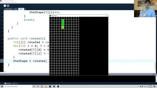 Tetris Part 4 - rotate() смотреть онлайн