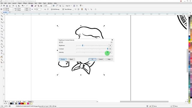 How to remove Watermark & White Background of any Clipart | Coreldraw Tutorial | Outline trace смотреть онлайн