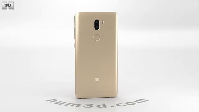 Xiaomi Mi 5s Plus Gold 3D model by Hum3D.com смотреть онлайн