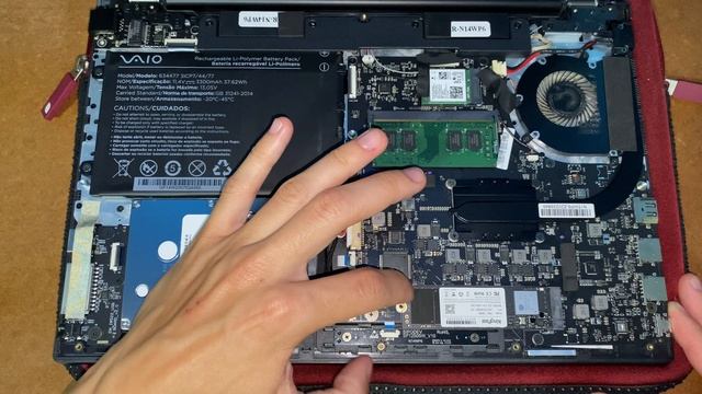 Vaio FE14 - Instalação SSD Kingfast NVMe 128Gb смотреть онлайн