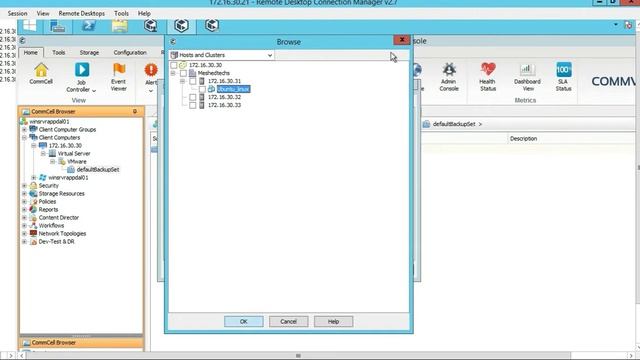 Setup Commvault Virtual Server Agent using VMware 6.7. #getajobintech #getajobinit смотреть онлайн