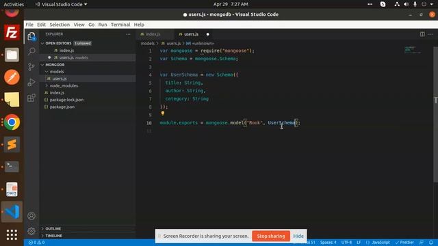 MongoDB Tutorial in Hindi #15 How to create mongodb schema model смотреть онлайн