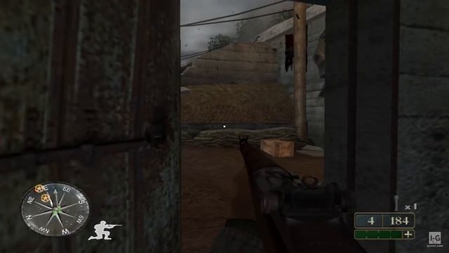 WW2 - Invasion of Normandy - D-Day - Call of Duty 2 Big Red One смотреть онлайн