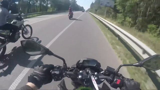 Путь в 255км на Kawasaki z250sl смотреть онлайн