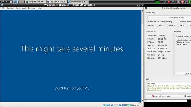 Windows 10 PRO on Oracle VM Virtualbox 1 смотреть онлайн