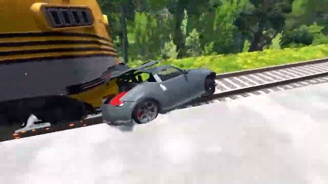 Cars vs Rails Part #1– BeamNGDrive-HD GamePlay смотреть онлайн