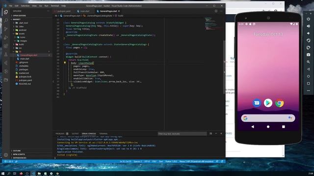 Flutter - Главное меню или каталог для маркета - Liquid Swipe смотреть онлайн