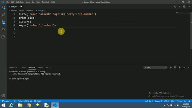 #36:- Dictionary Methods in Python in Hindi (Part 1) | Python Tutorial in Hindi смотреть онлайн