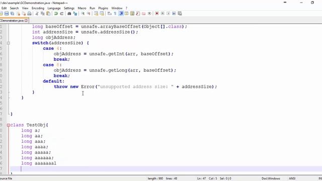 (Screen Recorder Test) Live coding: Demo GC in Java смотреть онлайн