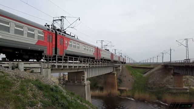 РЖД ЭР9П-К-247 Ростов - Староминская