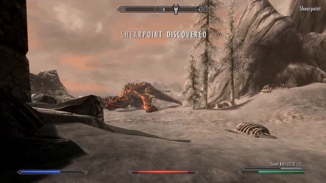 Vanilla Skyrim Anniversary Edition Legendary and Survival Mode Part 17 - Dragons смотреть онлайн