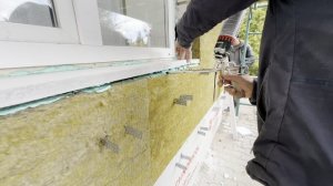 Утепление откоса окна! Лучший способ!