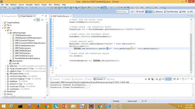 14-08 [JDBC] Intoduction to ResultSet Interface смотреть онлайн