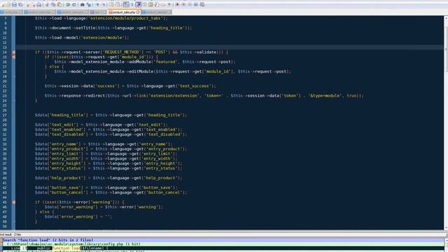 Разработка модуля Opencart Часть 2 | Панель администратора #1 смотреть онлайн
