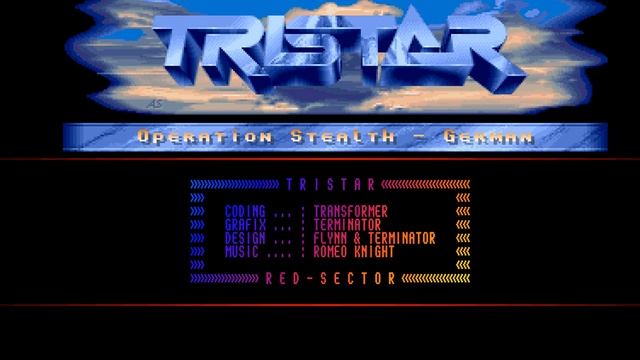 TRISTAR & RED SECTOR Amiga Cracktro [ Operation Stealth ] смотреть онлайн