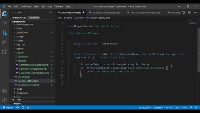 PHP MVC Framework Session factory PHP | Tutorial | PHP Server-Side | Learn PHP смотреть онлайн