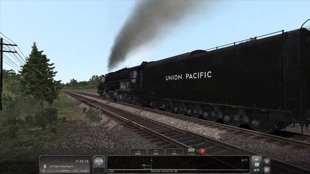Train Sim Classic Smokebox Union Pacific Challenger 3985 140-Car Empty Iron Ore Train On The B&LE смотреть онлайн