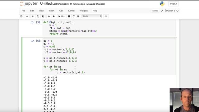 Matplotlib Quiver Plot - Vector Field for an Electric Dipole смотреть онлайн