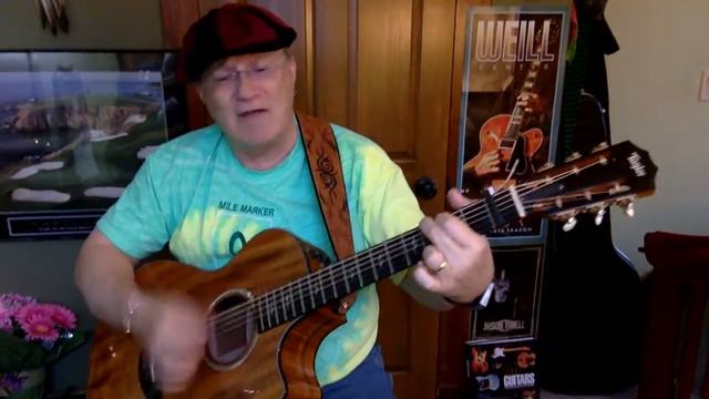 2219 - Knock On Wood - Eddie Floyd cover - Vocals & acoustic guitar & chords смотреть онлайн