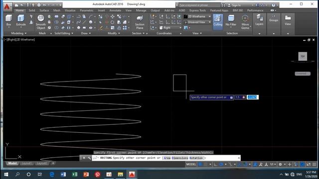 Autocad tutorial How to make Lead screw and nut in autocad 3d смотреть онлайн