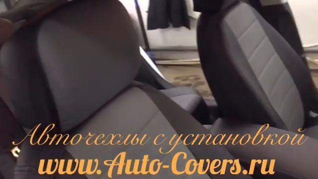 Чехлы на Ауди А6 С7 с установкой. Автопилот. смотреть онлайн