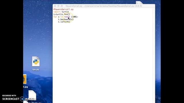 Using Turtle Library in Python смотреть онлайн