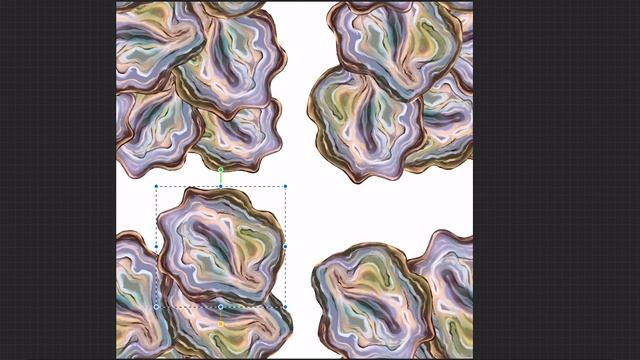 Делаю бесшовный паттерн абстракцию из одного элемента на iPad Pro в приложении Procreate, процесс р смотреть онлайн