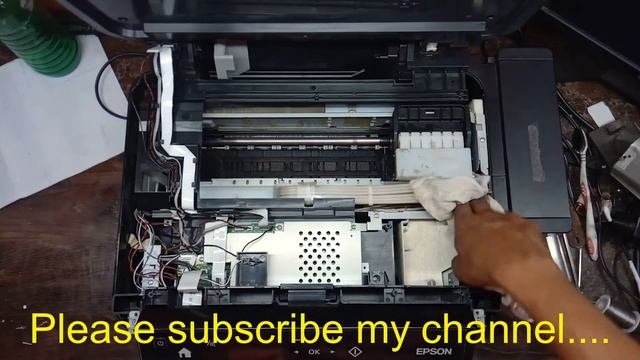 how to epson l850 printer error turn power off and then on again for details see your documentation смотреть онлайн