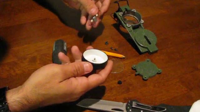 How to repair a US military or other lensatic compass in 5 minutes смотреть онлайн